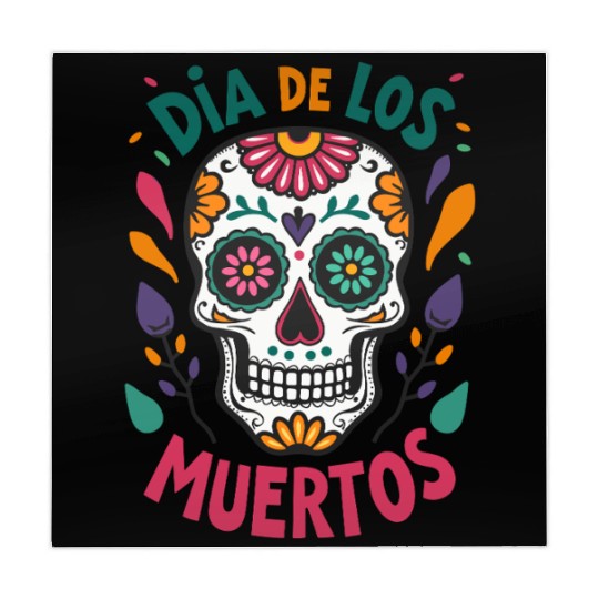 Mexico Día de los Muertos Skull Mahjong Mats