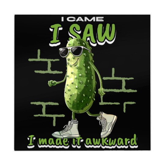 I Came, I Saw, I Made It Awkward Pickleball Mahjong Mats