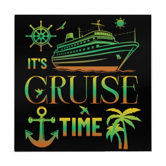 It's Cruise Time Boat Family Cruise 2025 Men Women Mahjong Mats