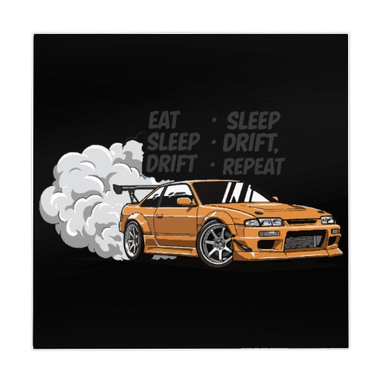 Eat Sleep Drift Repeat Mahjong Mats – Neon JDM Car Raci