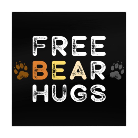 Gay Bear Free Hugs Funny Bear Pride Men Mahjong Mats