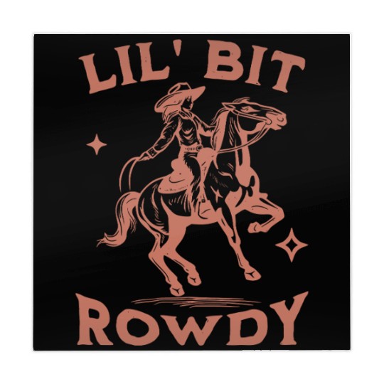 Lil' Bit Rowdy – Western Cowgirl Design Mahjong Mats