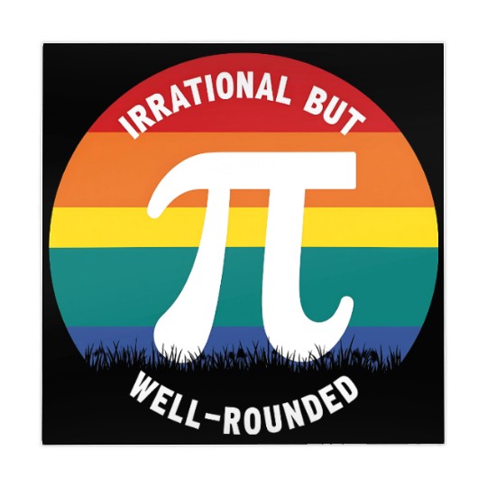 Funny Math Pi Symbol | LGBTQ+ Pride Mahjong Mats