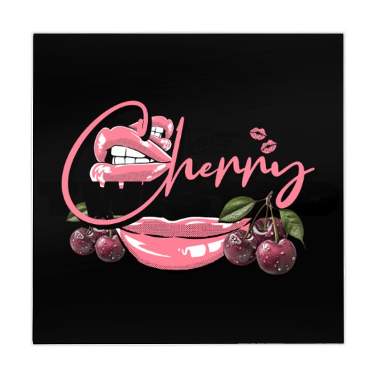 TWISTED CHERRY - Lips Logo (light pink/black) Mahjong Mats