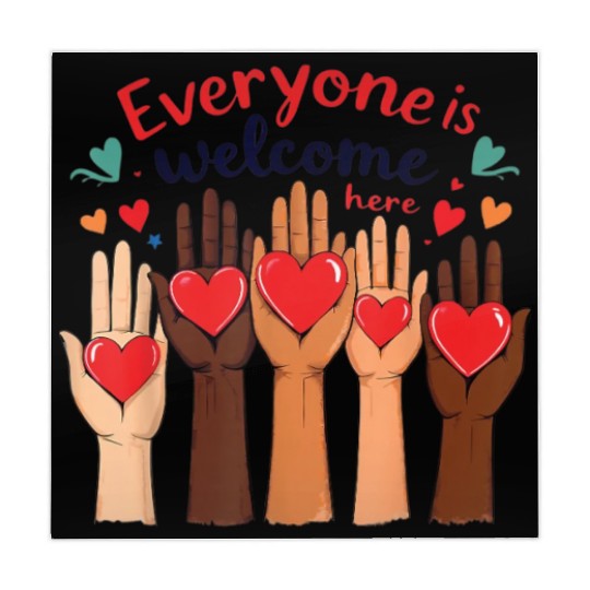 Everyone Is Welcome Here Idaho Teacher Mahjong Mats