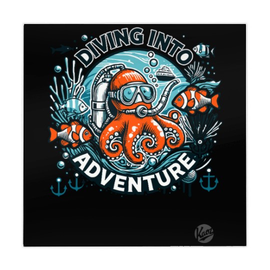 Diving Into Adventure – Octopus Diver Mahjong Mats