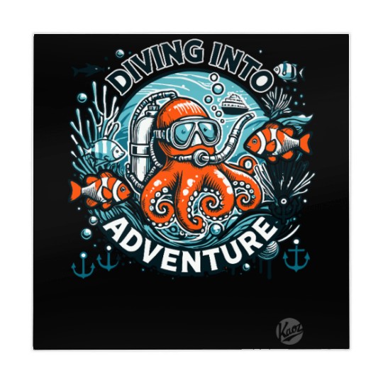 Diving Into Adventure – Octopus Diver Mahjong Mats