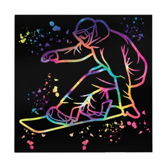 Snowboarder Snowboard Snowboarding Mahjong Mats