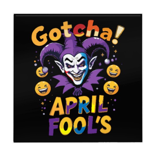 "Gotcha! April Fool’s – Funny Jester & Prank Mahjong Mats