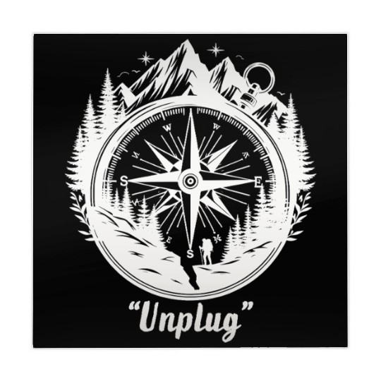 Compass Mountains Hiker, Unplug Nature Adventure Mahjong Mats