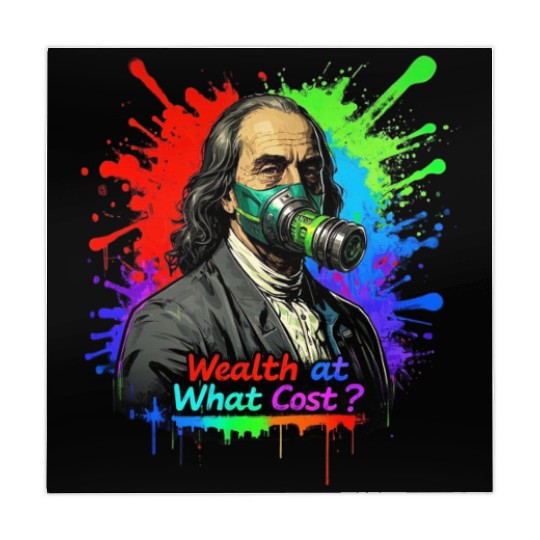 "Rich But Breathless: Wealth's Toxic Price" Mahjong Mats