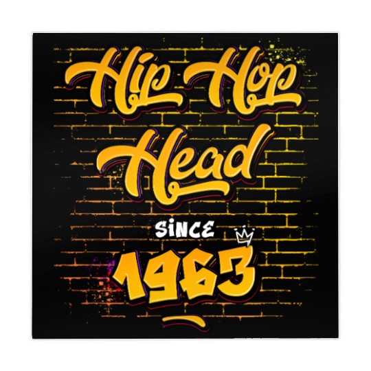 Hip Hop Head Since 1963 - 62 Years Strong Mahjong Mats