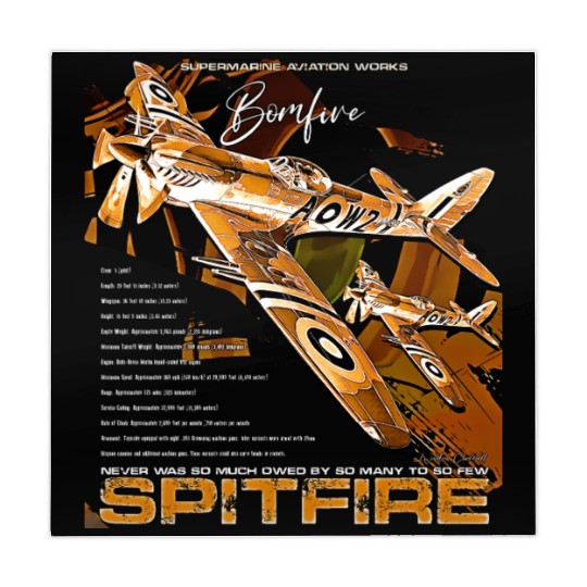Spitfire Legend: WWII Icon in Flight Mahjong Mats