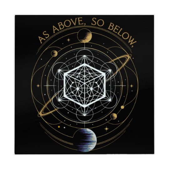 As Above, So Below - Sacred Geometry Mahjong Mats