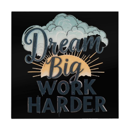 Dream Big, Work Harder Mahjong Mats