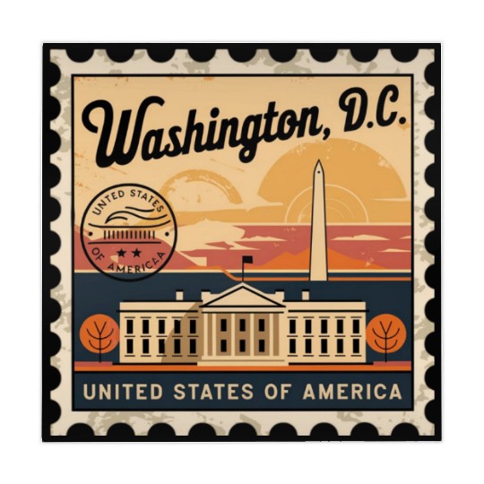 Washington DC Souvenir and Political Gift Idea Mahjong Mats