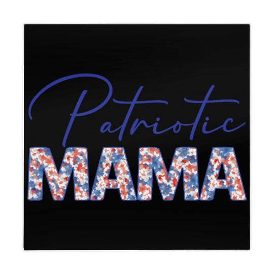Patriotic Mama - Fourth of July - Mother's Day Mahjong Mats