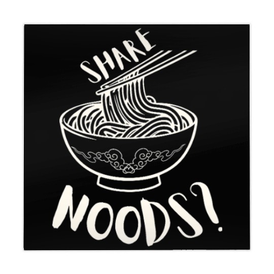 Share Noods? Funny Ramen Lover Mahjong Mats