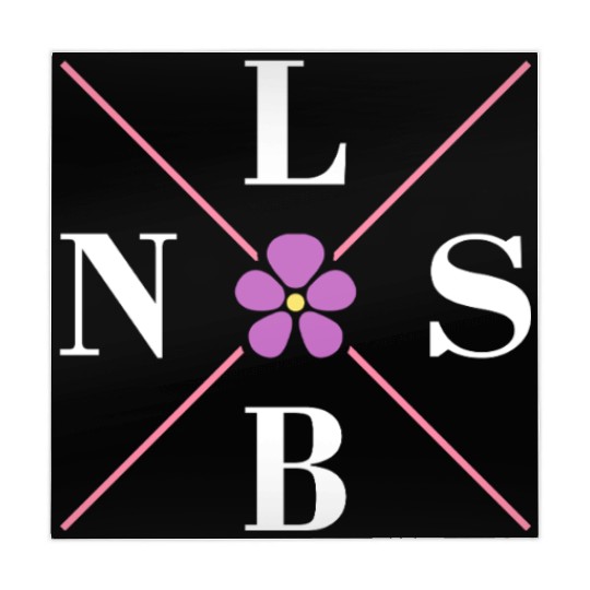 Subtle Lesbian Violet Flower Hidden Pride Mahjong Mats