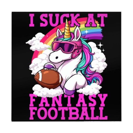 Fantasy Football Loser Unicorn I Suck At Fantasy Mahjong Mats