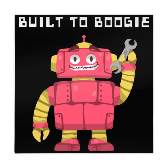 Dancing Robot | Built to Boogie | Unisex | Mahjong Mats