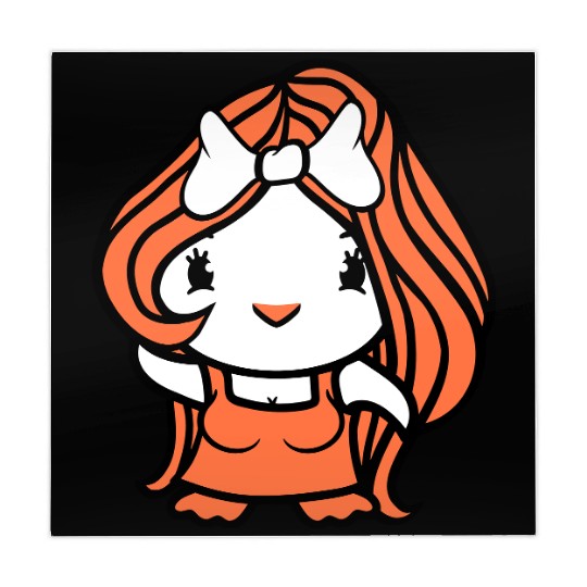 Bird Lady Woman Female Pretty Dress Bow Chick Cute Mahjong Mats