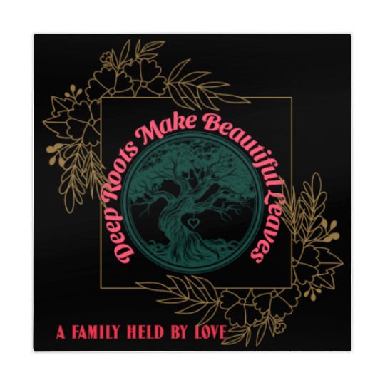 Deep Roots Make Beautiful Leaves - Family Love Mahjong Mats