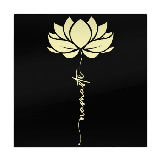 Namaste, Flower Yoga Mahjong Mats, Meditation