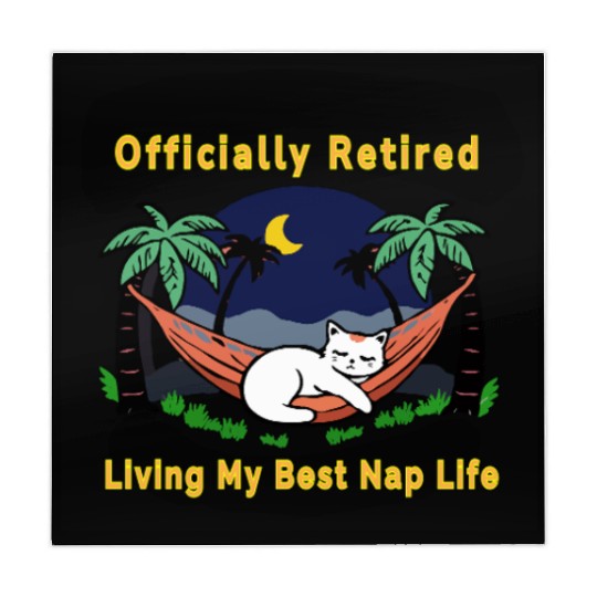 Retired Cat - Living the Dream Mahjong Mats