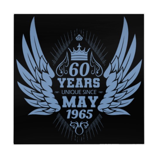 60th birthday angel wings unique since May 1965 Mahjong Mats