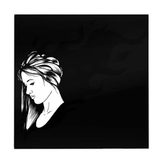 sad girl Mahjong Mats