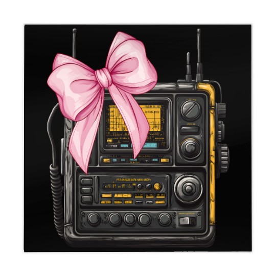 Coquette Bow Ham Radio Operator Amateur Radio Girl Mahjong Mats