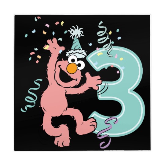Sesame Street Birthday Design With Elmo 3 Years Mahjong Mats