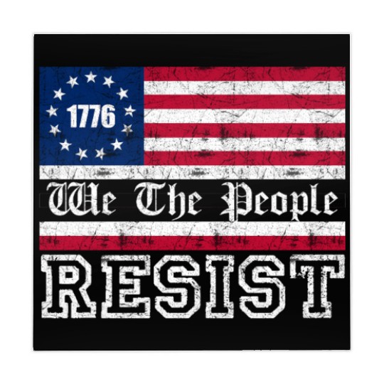 1776 Resist Trump Protest Anti Political US Fla Mahjong Mats