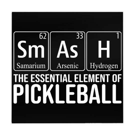 Funny periodic table of the element Pickleball Mahjong Mats
