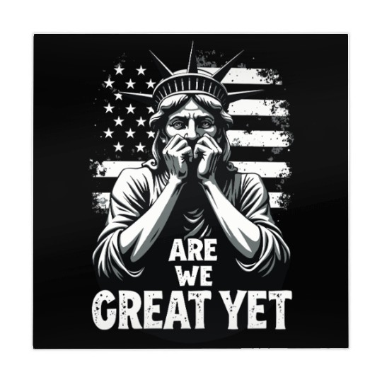Are We Great Yet Statue of Liberty Trump America Mahjong Mats