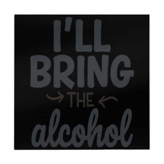 I'll Bring the Alcohol Party Saying Quote Mahjong Mats