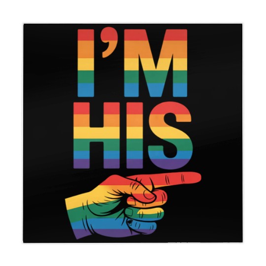 I'm His Gay Couple Matching LGBTQ Pride Mahjong Mats