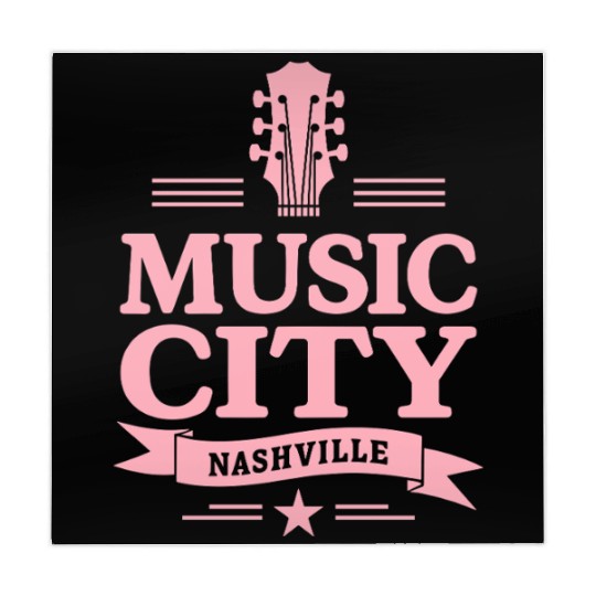 Music City Nashville Guitar Tennessee Mahjong Mats