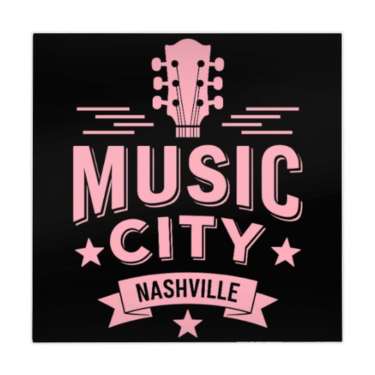 Music City Nashville Guitar Tennessee Mahjong Mats