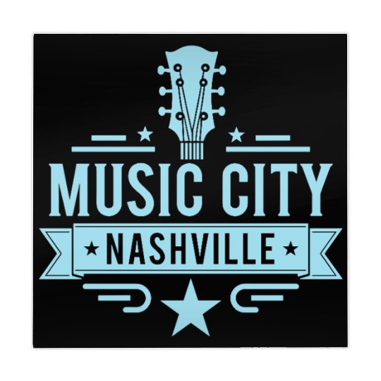 Music City Nashville Guitar Tennessee Mahjong Mats