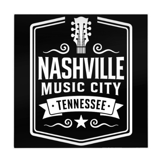 Nashville Music City Guitar Tennessee Mahjong Mats