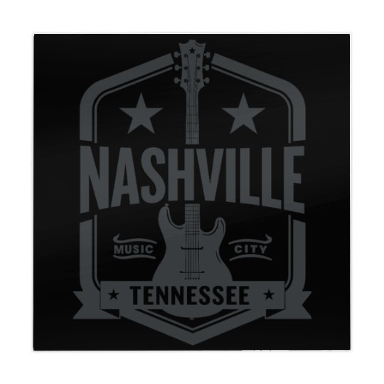 Nashville Music City Guitar Tennessee Mahjong Mats