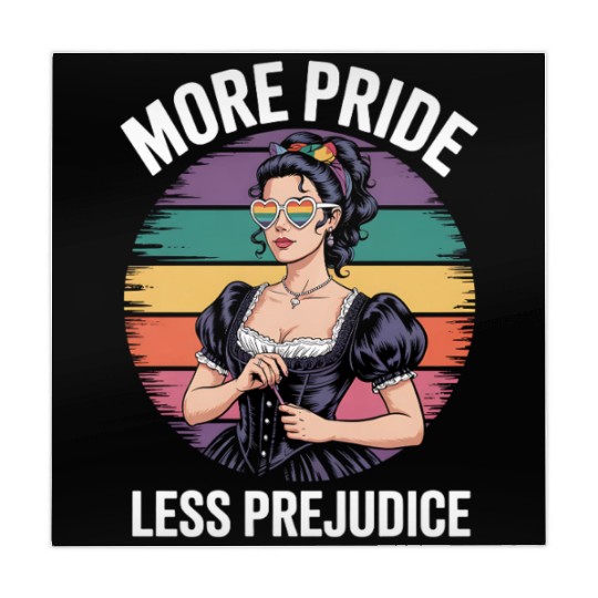 More Pride Less Prejudice LGBTQ Pride Ally Rainbow Mahjong Mats