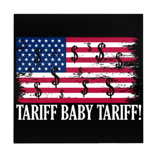 Tariff Baby Tariff American Flag Trump Tariff Mahjong Mats