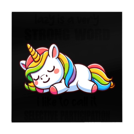Sleepy Rainbow Unicorn Mahjong Mats