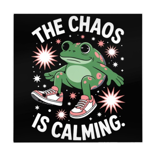 Chill Frog Embracing the Chaos Mahjong Mats