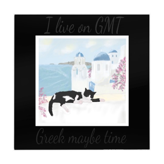 I live on GMT - greek maybe time Mahjong Mats