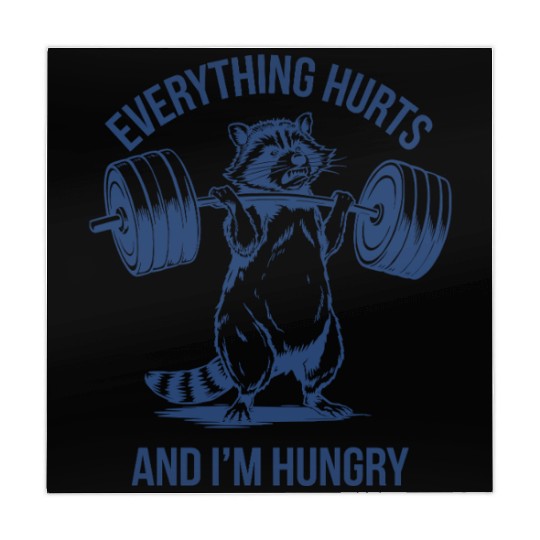 Everything Hurts Fitness Gym Sport Weightlifting Mahjong Mats
