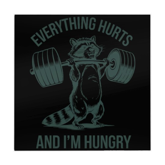 Everything Hurts And I'm Hungry Fitness Gym Sport Mahjong Mats